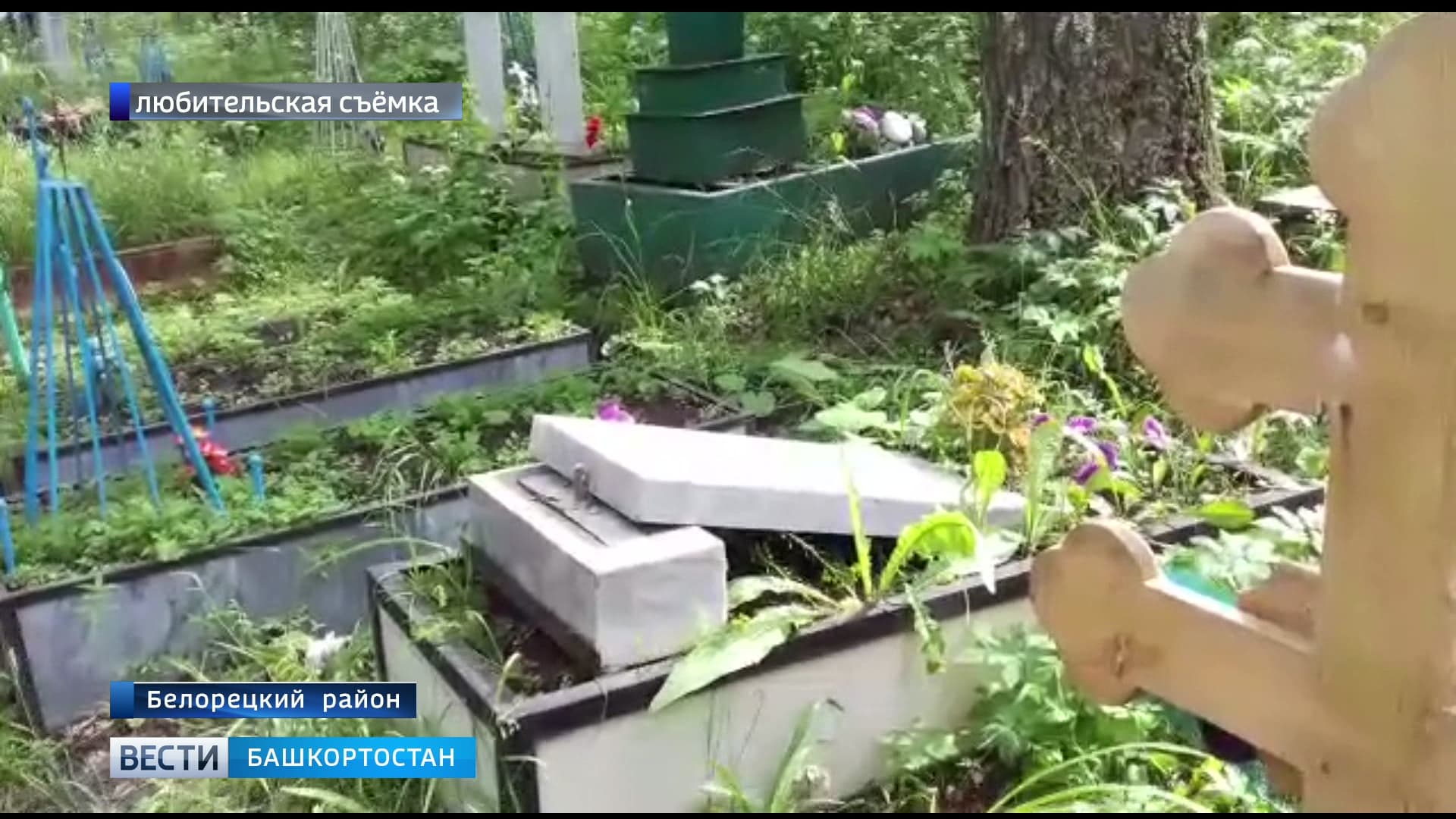 Полицейские выяснили, кто осквернил могилы на кладбище в Башкирии