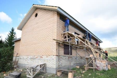 В Тумазинском районе строят Дом культуры