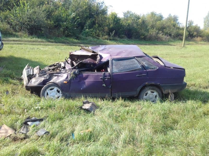 В Миякинском районе за рулем автомобиля погибла женщина
