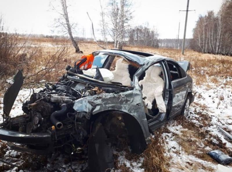 В Учалинском районе погиб водитель съехав на повороте в кювет