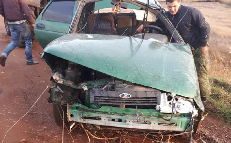 В Куюргазинском районе погиб водитель опрокинувшись в кювет