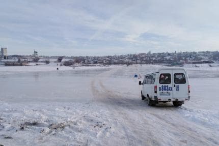 В Бирском районе открылась автомобильная ледовая переправа