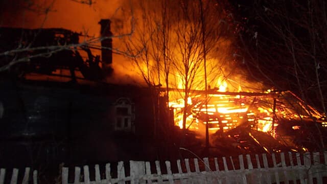 В Бураевском районе Башкирии в собственном доме сгорел мужчина