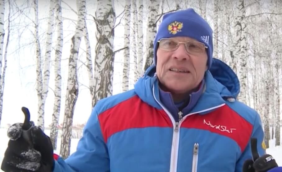 Житель Кушнаренково проложил для односельчан шестикилометровую лыжню