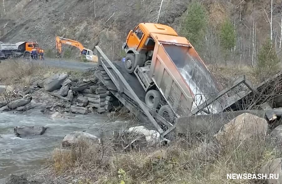 В Белорецке отремонтируют мост обрушившийся в прошлом году