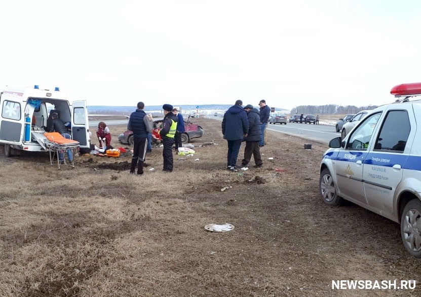 В Кушнаренковском районе водитель лишенный прав совершил аварию