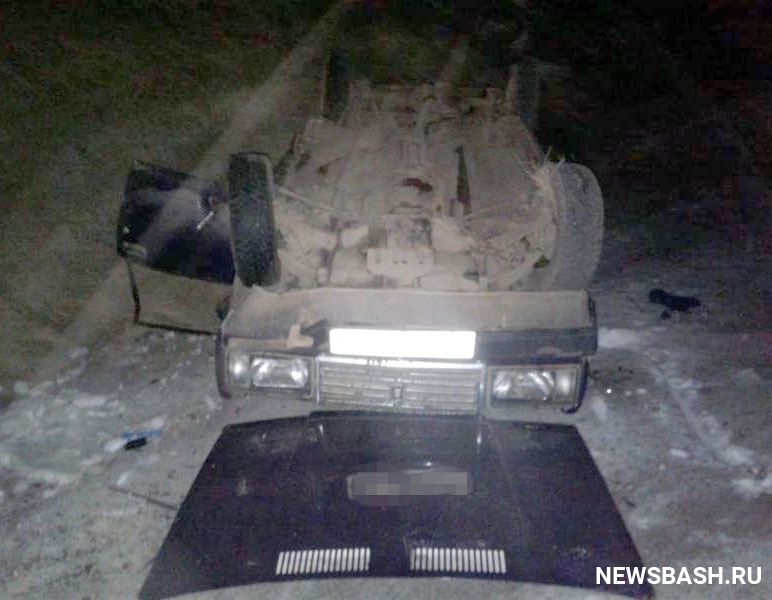 Авария в Калтасинском районе: машина опрокинулась в кювет, пострадали три пассажира