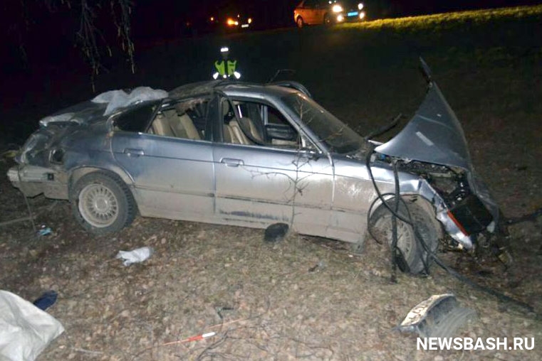 Авария в Буздякском районе: в кювет опрокинулся пьяный водитель