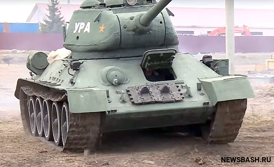 Единственный действующий в Башкирии танк Т-34 примет участие в параде Победы