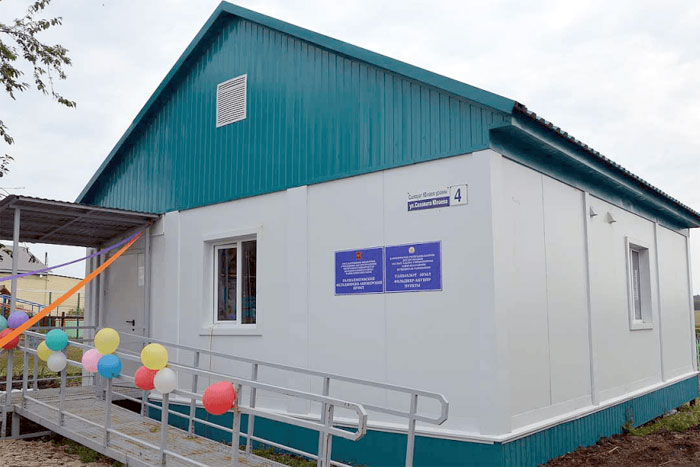 В Хайбуллинском районе в деревне Галиахметово открылся новый модульный ФАП