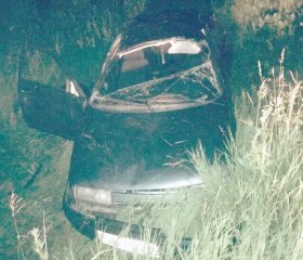 Авария в Дюртюлинском районе: водитель без прав перевернулся в кювет