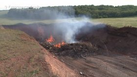 В Куюргазинском районе мусор начали утилизировать сжиганием