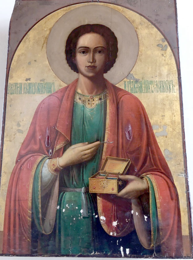 В Мишкинский район прибудет икона Великомученика Пантелеимона