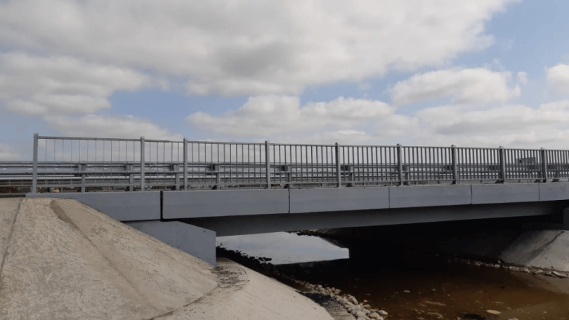 В Краснокамском районе реконструировали мост через реку Шаньша