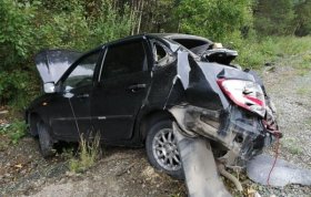 Авария в Белорецком районе: на "встречке" столкнулись «Лада Гранта» и грузовик «Ман»