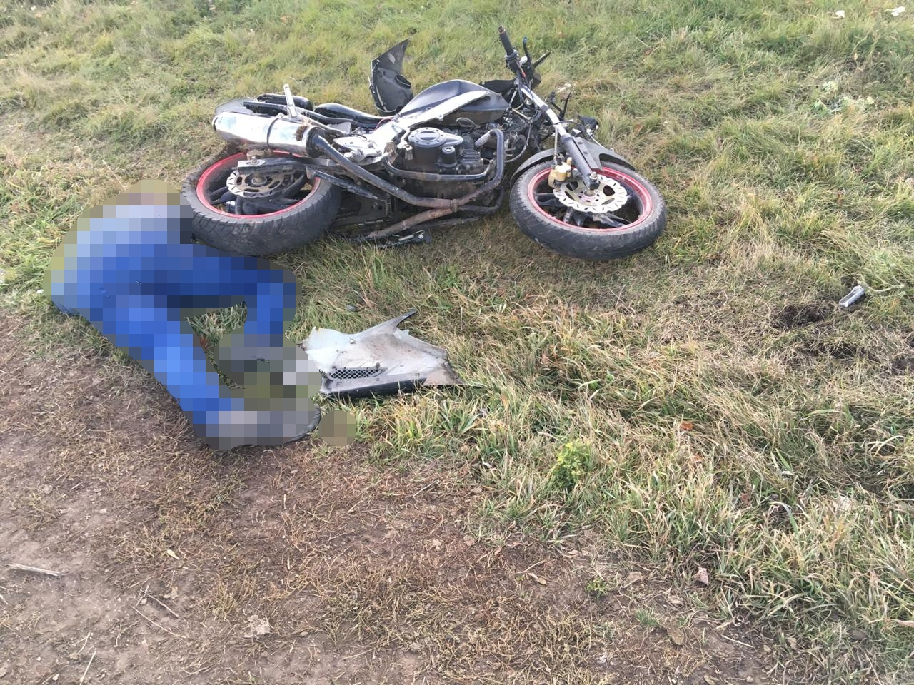 В Туймазинском районе погиб уфимец, не справившись с управлением мотоцикла