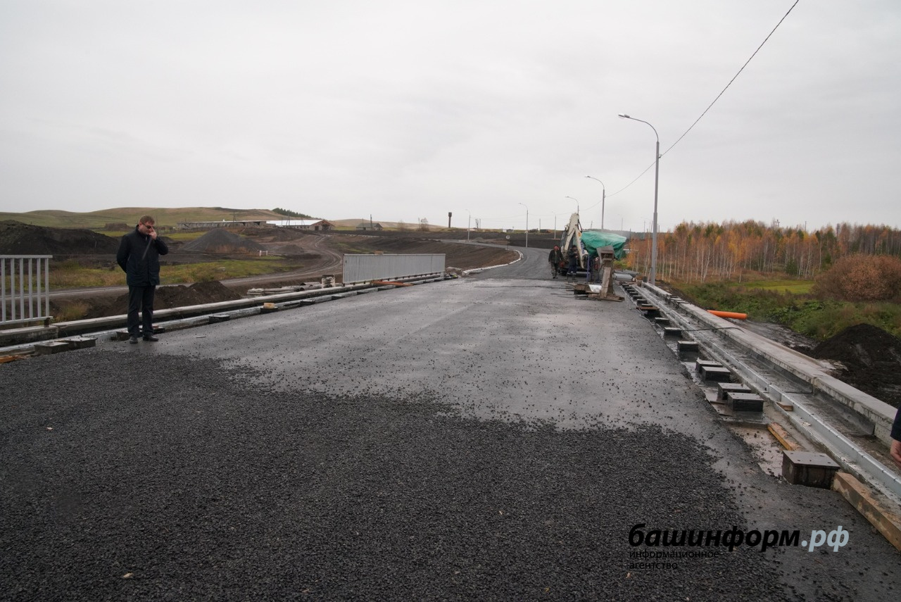 В Федоровском районе в ноябре будет сдан мост в селе Кирюшкино