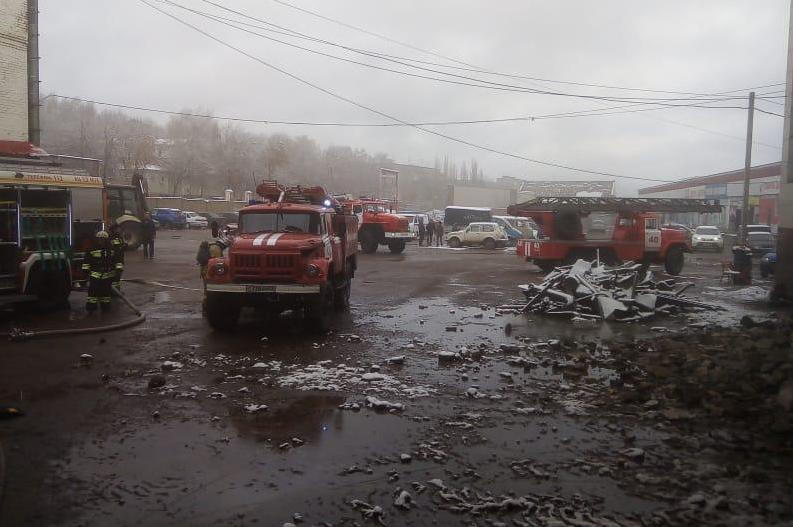 Пожар в Стерлитамаке: загорелось здание по улице Черноморской