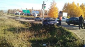 Авария в Иглинском районе:  водитель «ВАЗ-2109» не уступил дорогу грузовику «Скания»