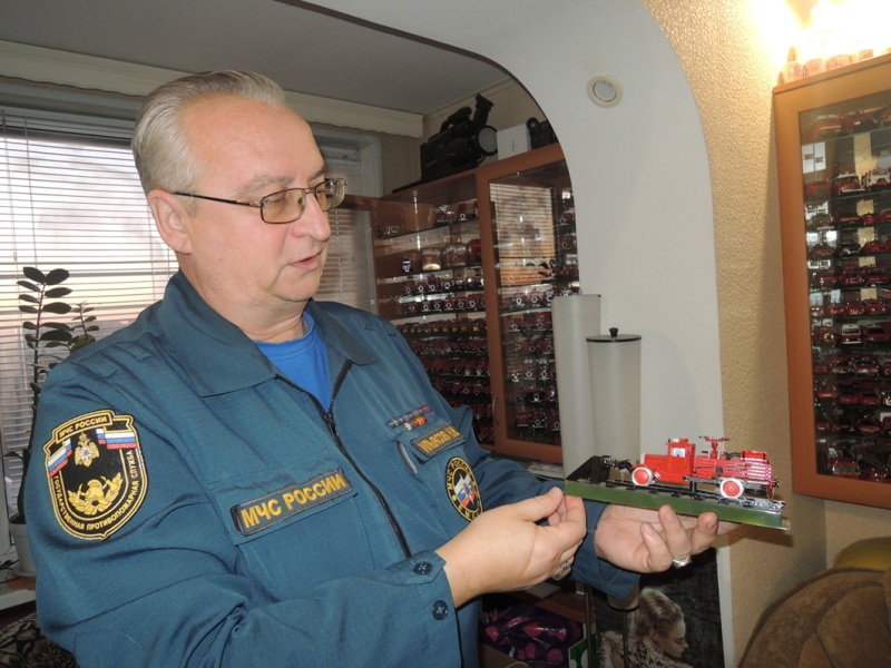 Ильясов Наиль из Уфы собрал уникальную коллекцию моделей пожарной техники