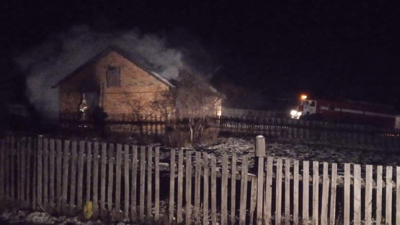 В Благоварском районе в пожаре погиб мужчина