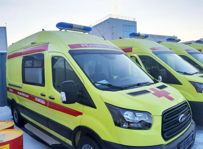 В Башкирии больницы получили 10 новых машин скорой помощи марки Ford Tranzit