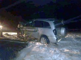 Авария в Балтачевском районе: погиб водитель "Чери" наехав на ограждение моста