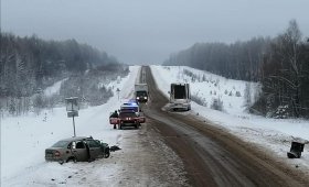 Авария в Бирском районе: столкнулись «Лада Калина» и грузовик «Вольво», погибли водитель и его дочь