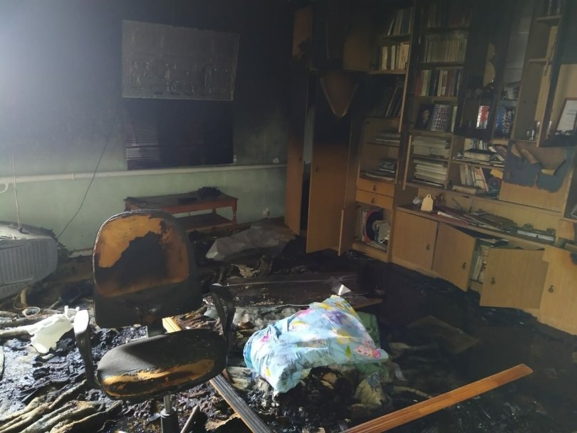 Пожар в Бижбулякском районе: в деревянном доме обнаружили тело мужчины