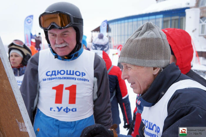 В Уфе прошел Кубок города среди ветеранов сноуборда и горнолыжного спорта