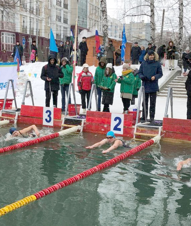 В Уфе прошел 4 этап кубка России по зимнему плаванию