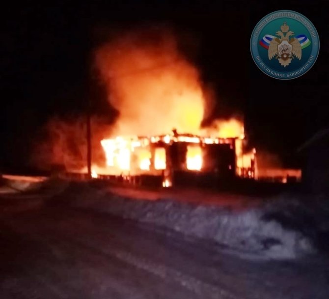 В Калтасинском районе Башкирии в пожаре погибла пожилая пара