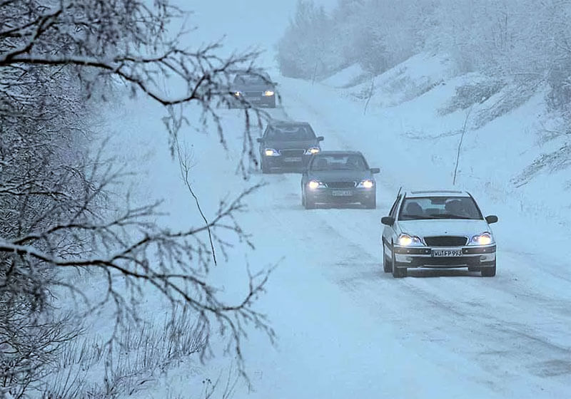 В Башкирии из-за ненастной погоды ограничили движение на двух автодорогах