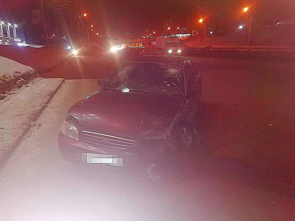 Авария в Уфе: водитель «Лада Веста» столкнулся с «Киа Spectra»