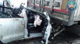 Авария в Кармаскалинском районе: водитель «Киа Спектра» опрокинул автомобиль в кювет