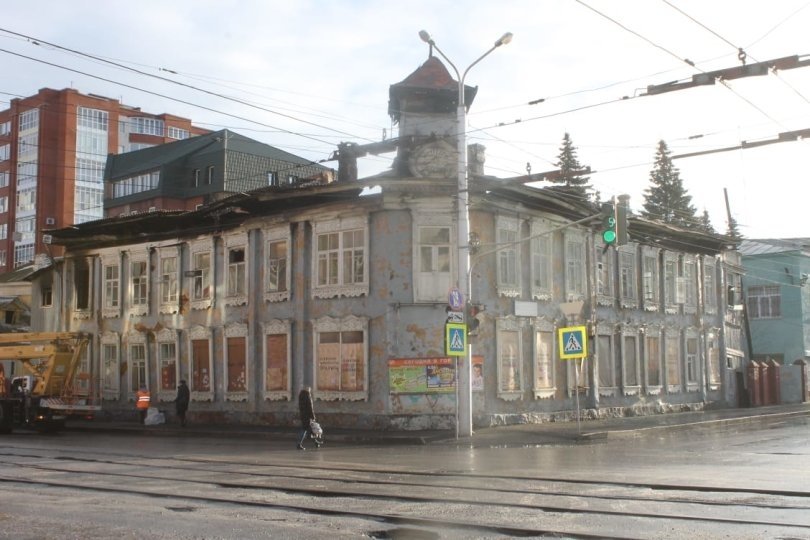Хабиров не намерен отдавать сгоревший особняк Бухартовских в Уфе