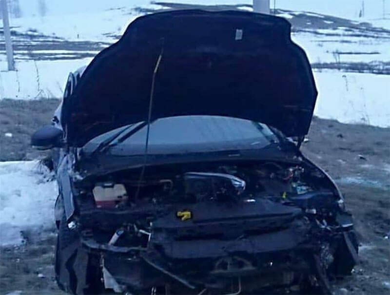 Авария в Мелеузовском районе: водитель за рулем Ford Focus улетел в кювет