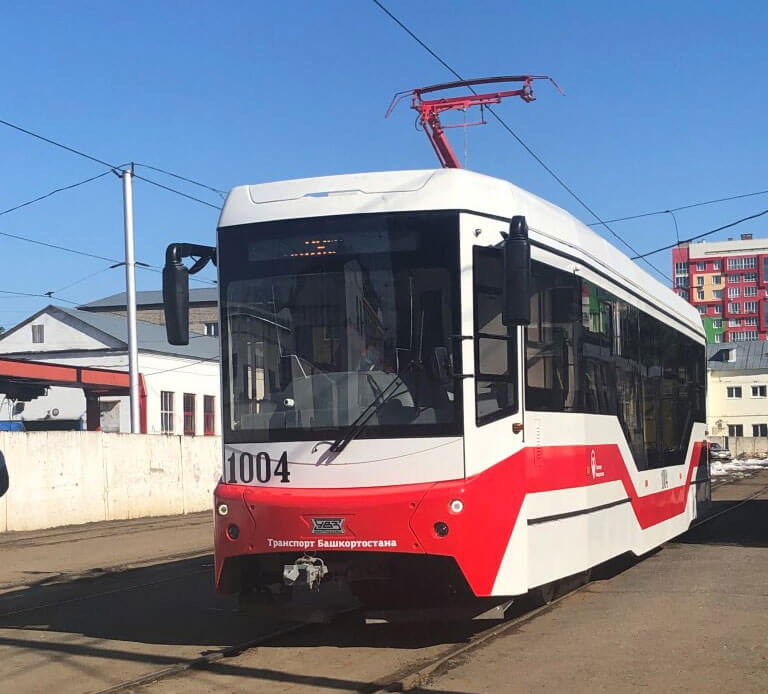 В Уфе приступили к испытаниям нового трамвая из Екатеринбурга