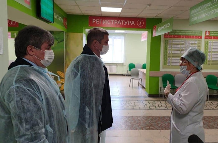 Радий Хабиров в Салавате посетил детскую поликлинику