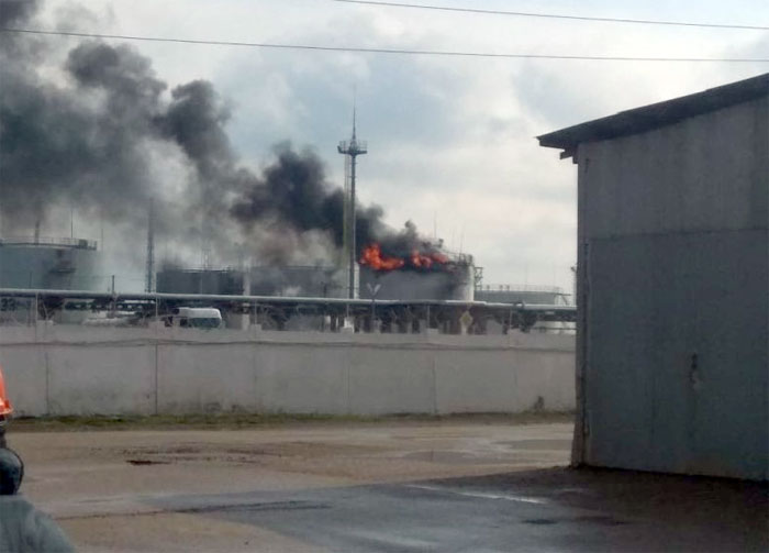 В Салавате произошел пожар на крупнейшем российском нефтехимическом комплексе