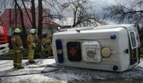 Авария в Белебее: в скорую помощь врезался автомобиль