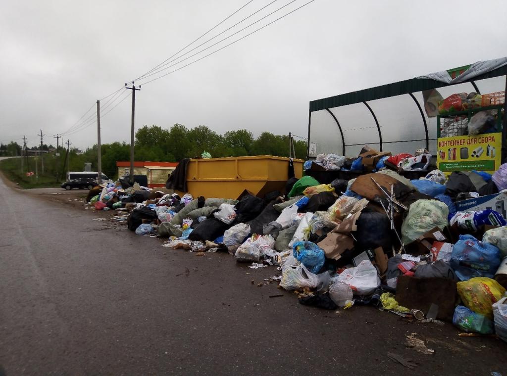 Жителей деревни в Иглинском районе завалили мусором