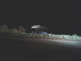Авария в Аскинском районе: пьяный тракторист опрокинулся в кювет