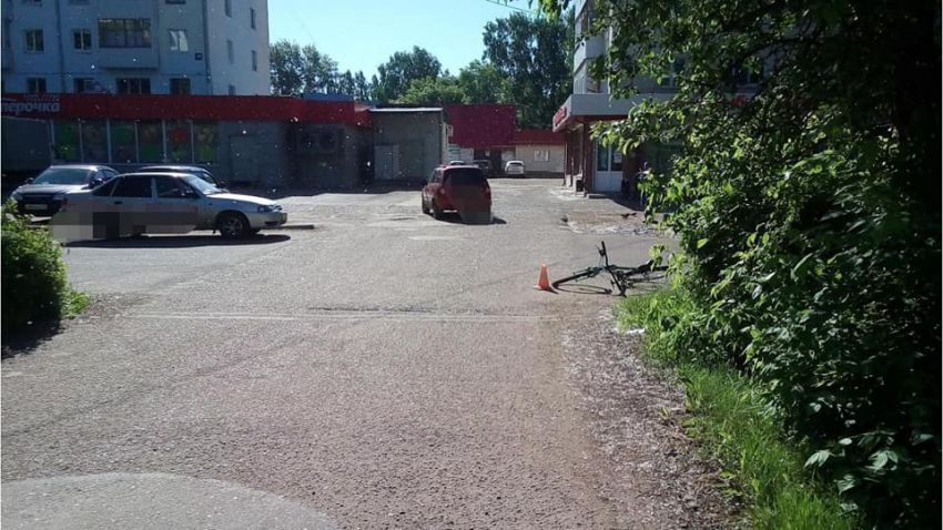ДТП в Нефтекамске: велосипедистка попала в больницу после наезда на нее автомобиля