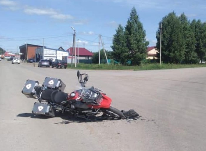 В Башкирии за день произошло три серьезных аварии с мотоциклистами