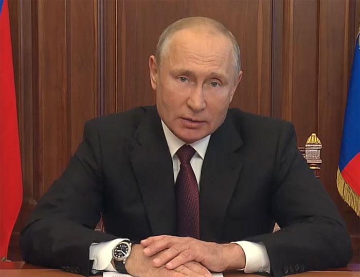 Владимир Путин снова выступит с обращением к гражданам