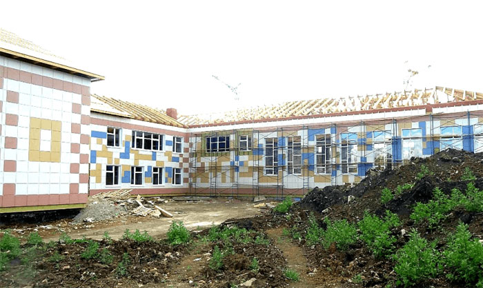В Салаватском районе строится новая школа с совмещенным детсадом