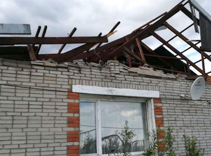 Ураган в Ермекеевском районе повредил крыши 5 домов