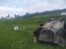 Авария в Учалинском районе: водитель «Форд Мондео» вылетел с дороги в кювет
