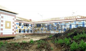 В Салаватском районе строится новая школа с совмещенным детсадом